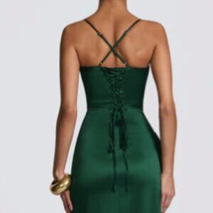 Baby boo brand, Helen maxi dress. emerald green size M